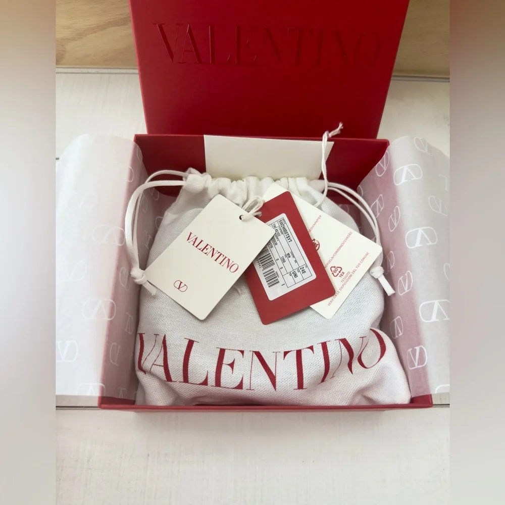 Valentino Garavani V Logo Wool Headband